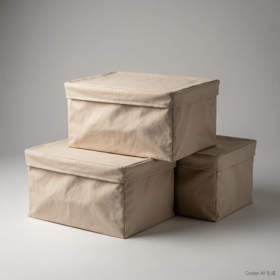 Foldable Fabric Storage Box 3-Pack